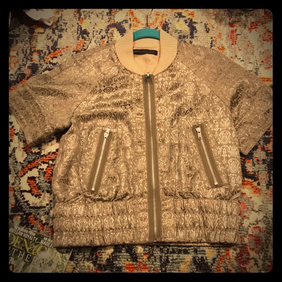 Marc by Marc Jacobs reversible khaki brocade - Picture 1 of 7